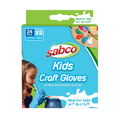 SABCO Kids Craft Gloves Nitrile 24 Pack Extra Small Powder-Free