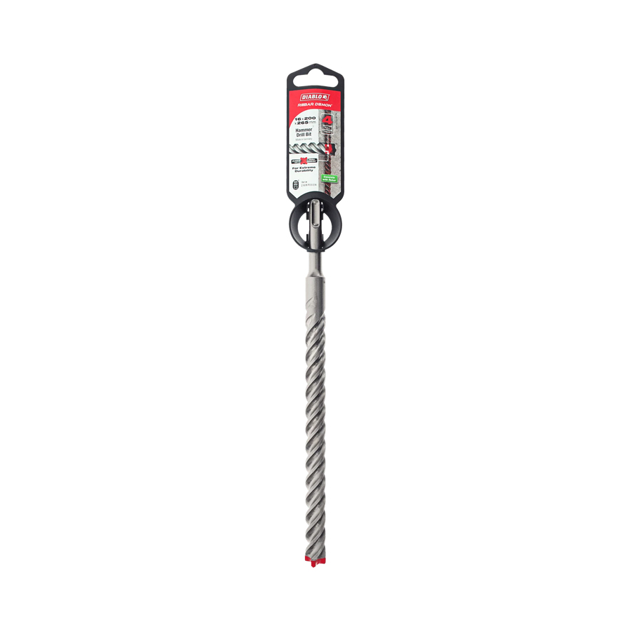 Diablo Rebar Demon 16 x 265mm SDS-Plus 4-Cutter Hammer Drill Bit