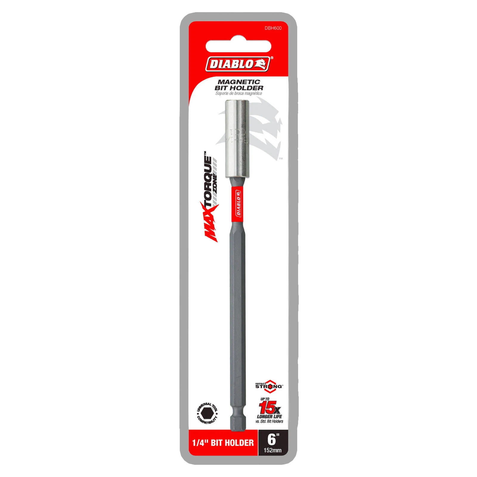 Diablo 6" Magnetic Drive Bit Holder for Impact & Drill Drivers