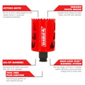 Diablo 51mm Bi-Metal Hole Saw, 60mm Depth, Wood Steel Plastics