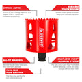 Diablo 70mm Bi-Metal Hole Saw, 60mm Depth, Wood Steel Plastics