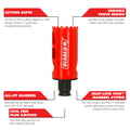 Diablo 35mm Bi-Metal Hole Saw, 60mm Depth, Wood Steel Plastics
