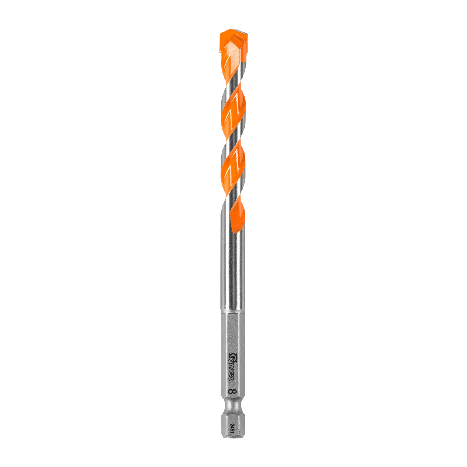 Kango 8 x 120mm Masonry Drill Bit, 1/4" Hex for Concrete & Brick