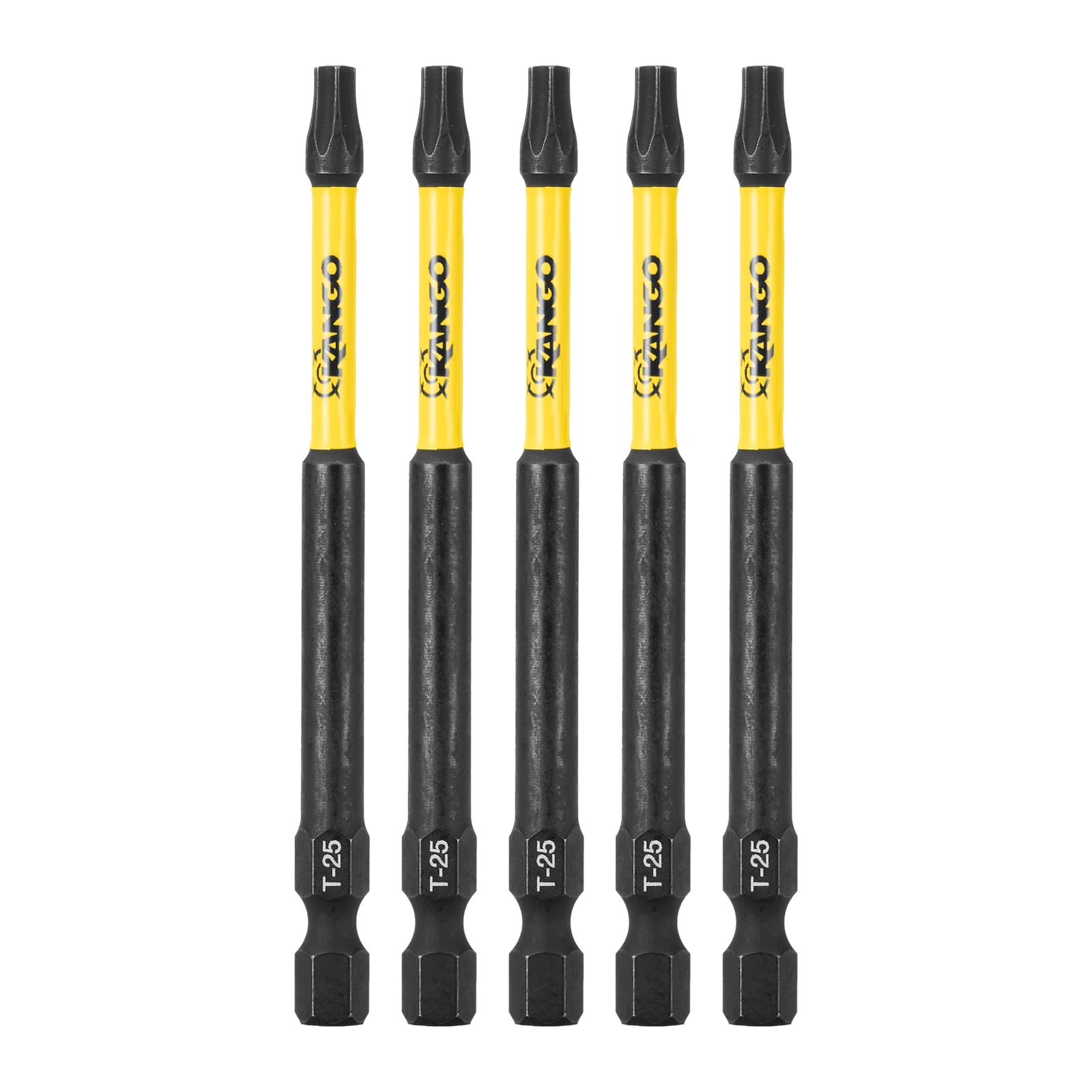 Kango 89mm TX25 Hypertorque Impact Driver Bit 5 Pack