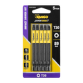 Kango 89mm TX30 Hypertorque Impact Driver Bits - 5 Pack, Torsion Zone