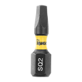 Kango 25mm SQ2 Hypertorque Impact Driver Insert Bits 20 Pack KYIDBSQ225202