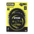 Ryobi 184mm 24T and 40T Circular Saw Blade 2 Pack RCSB1842S