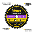 Kango 184mm 44T Composite Decking Circular Saw Blade - Triple Chip Grind Teeth