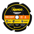 Kango 254mm 6T Diamond Pro Fibre Cement Mitre Saw Blade - PCD Teeth, Thin Kerf