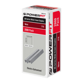 PowerFit 16mm 80 Series Wide Crown Staples Electro-Galvanised - 2000 Pack