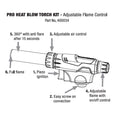 Tradeflame Adjustable Air Control Blow Torch with Screw On Butane Gas