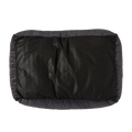 Happy Tails 90 x 60cm Large Grey Lounger Pet Bed, Bolstered Plush Polyester