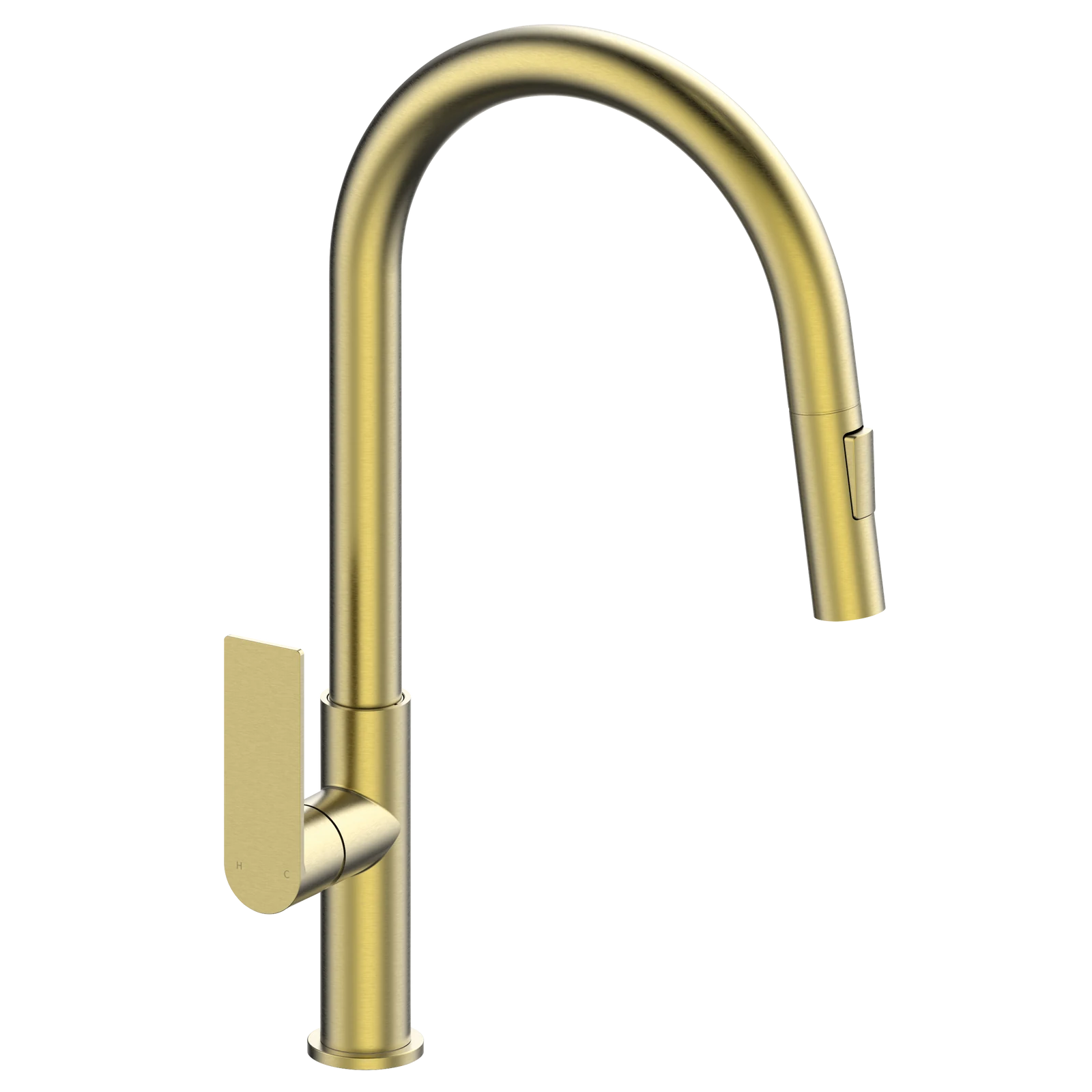 Mondella Rococo Pull Down Sink Mixer Brushed Brass WELS 5 Star 6L/min