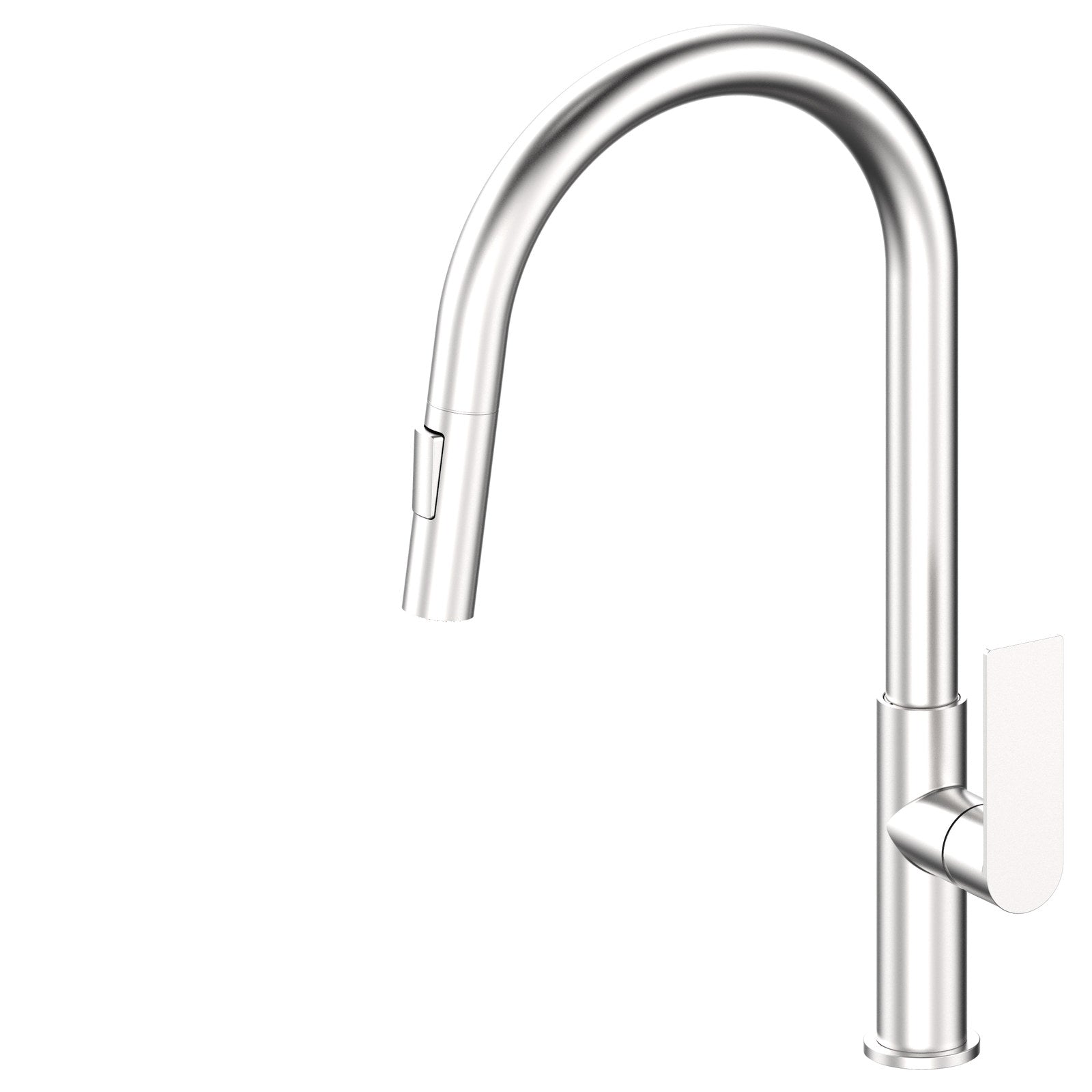 Mondella Rococo Pull Down Sink Mixer Brushed Nickel, 6L/min 5 Star, 304 Stainless Steel, Braided Hose