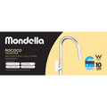 Mondella Rococo Pull Down Sink Mixer Brushed Nickel, 6L/min 5 Star, 304 Stainless Steel, Braided Hose