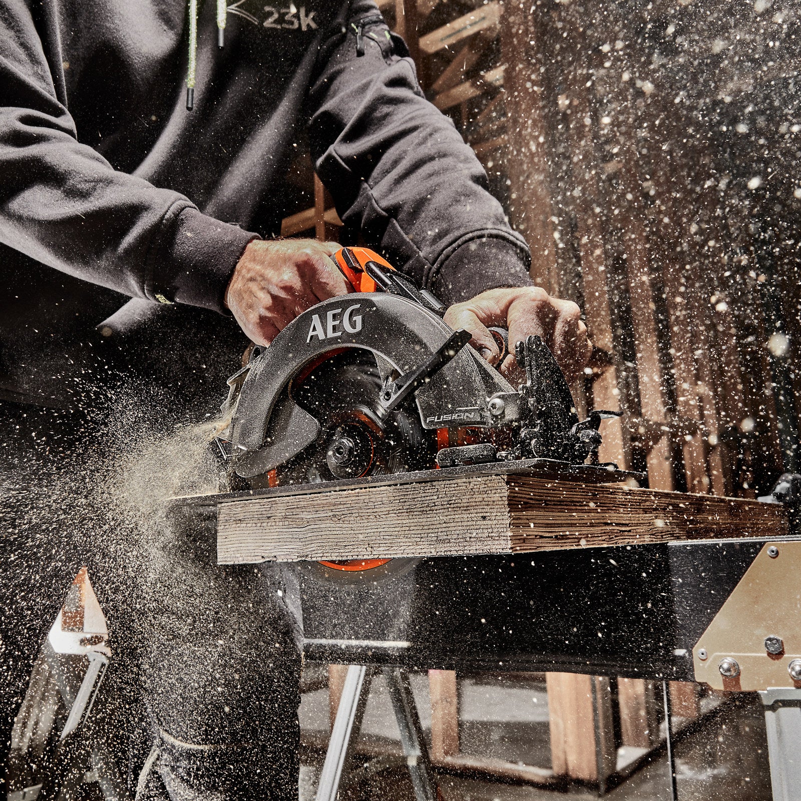 AEG 18V FUSION 184mm Brushless Circular Saw 5Ah FORCE Kit A18FCS6851
