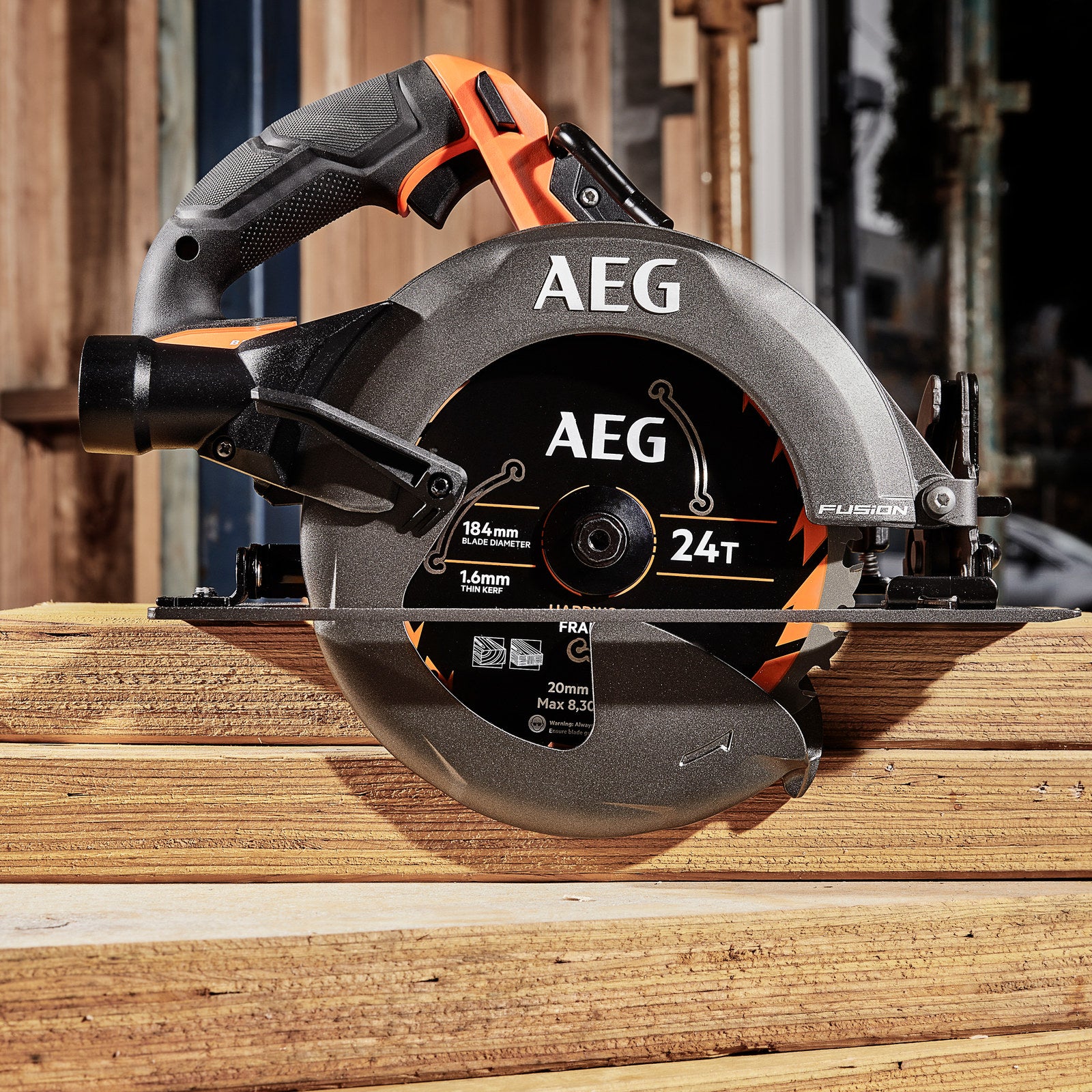 AEG 18V FUSION 184mm Brushless Circular Saw 5Ah FORCE Kit A18FCS6851