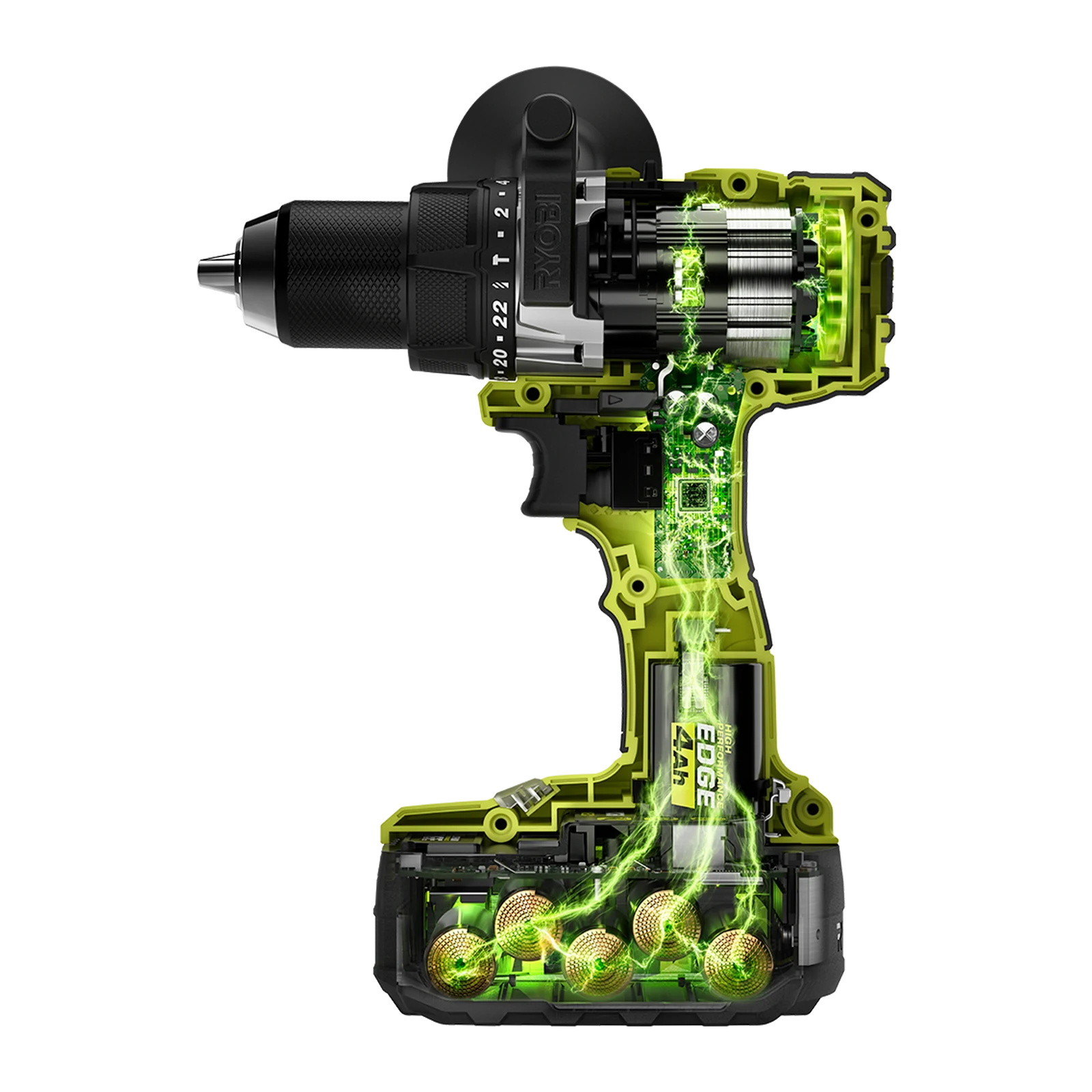 Ryobi 18V ONE+ 4Ah EDGE Lithium High Performance Tabless Battery RB1840E