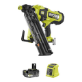 Ryobi 18V ONE+ HP Brushless 30-34° Framing Nailer 4Ah Kit, Cordless, RFN1830X14