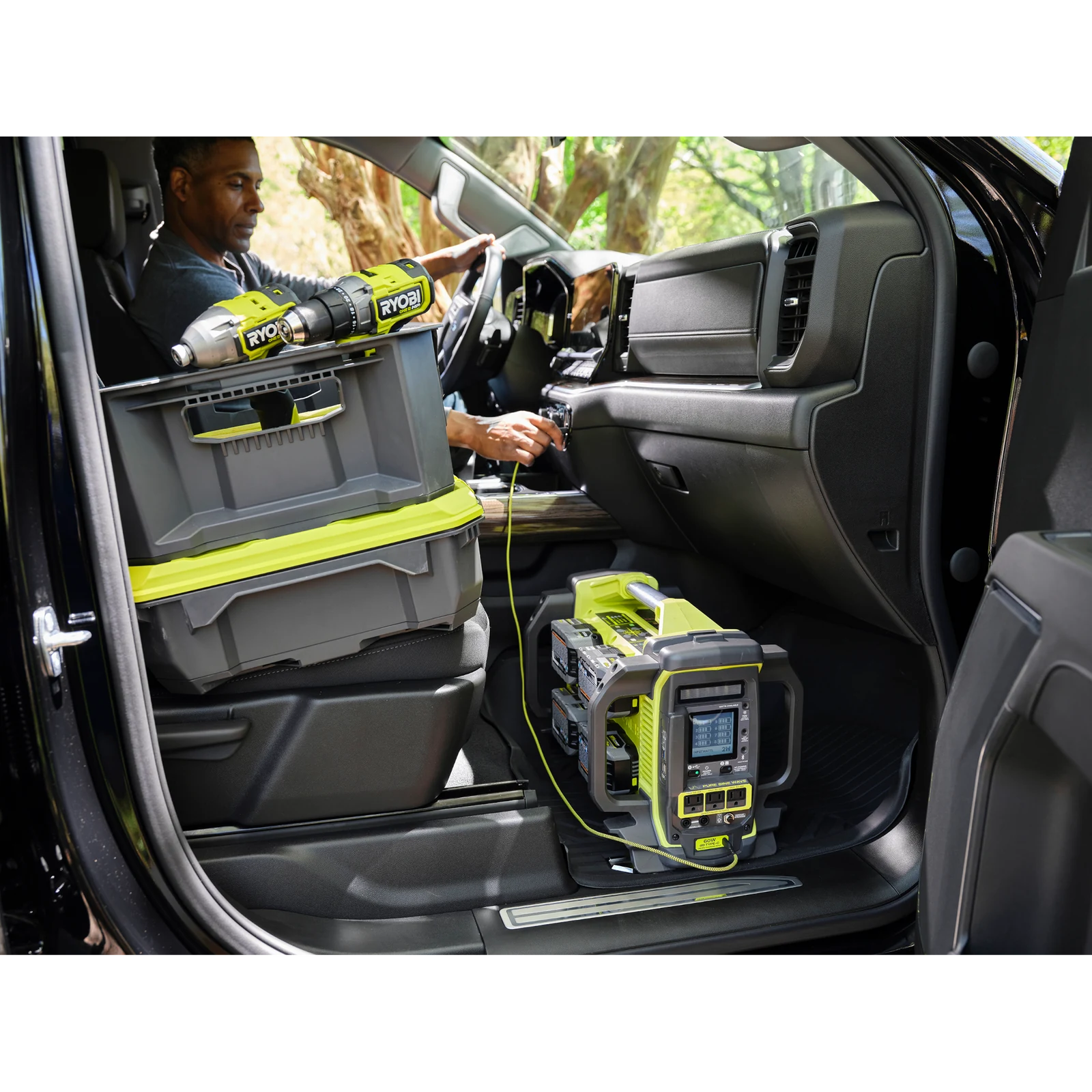 Ryobi 18V ONE+ 1800W Powerstation R18PS1800CP - Portable Inverter (Tool Only)