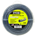 Ryobi Whisper Series Trimmer Line 3mm x 25m - Green Nylon Quiet Line for Line Trimmers