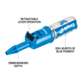 Empire True Shot 50mm Deep Hole Chalk Marker for Brick, Metal, Timber & Porcelain