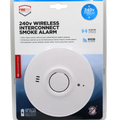 FirePro 240V Hardwired Wireless Interconnect Smoke Alarm with Battery Back-Up