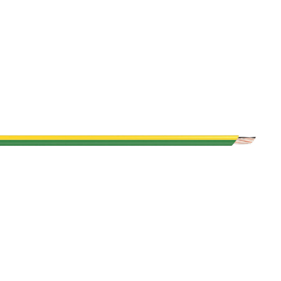 DETA 5m 4mm² Single-Insulated Earth Cable Green/Yellow Copper Outdoor