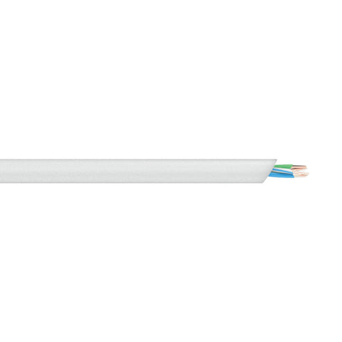 Deta 5m 2-Pair Internal Telephone Cable - White Copper