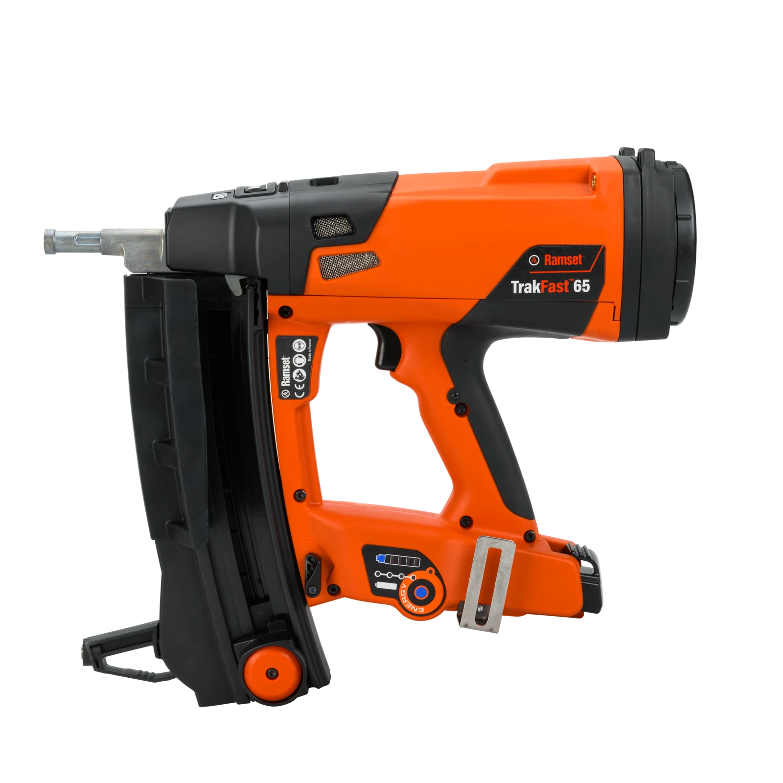 Ramset TrakFast 65 Cordless Concrete Nailer 15-65mm Orange TF65