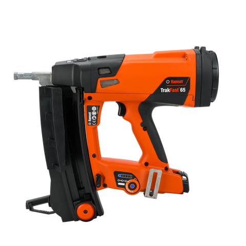 Ramset TrakFast 65 Cordless Concrete Nailer 15-65mm Orange TF65