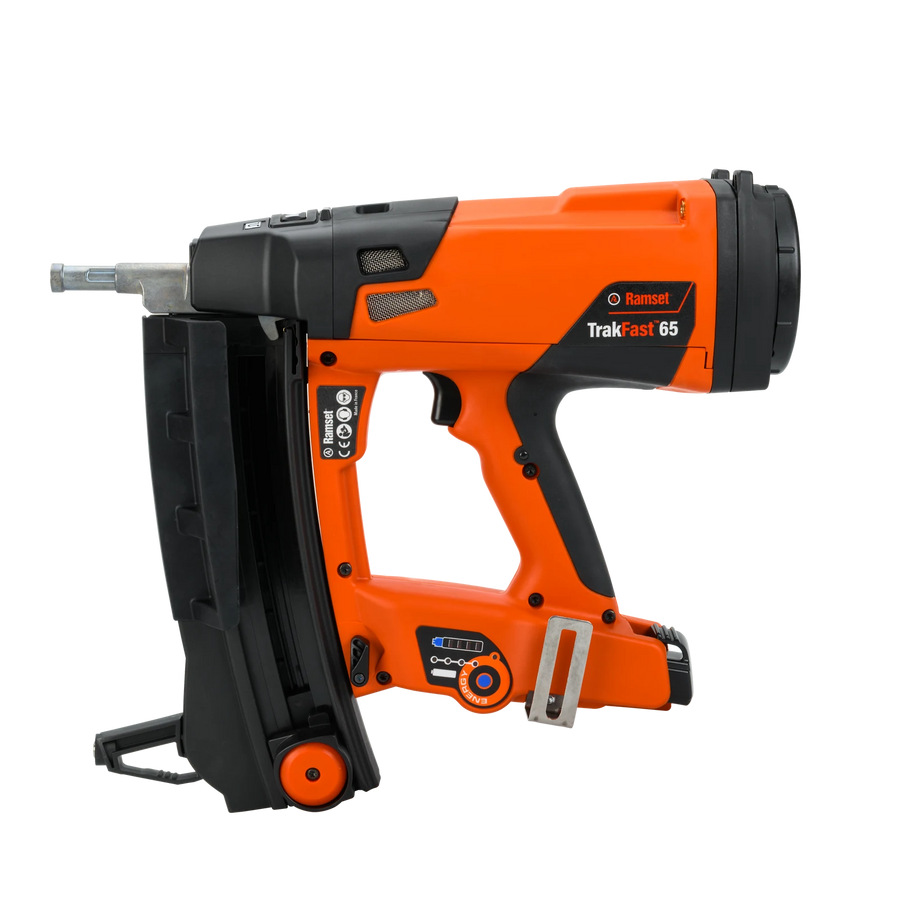 Ramset TrakFast 65 Cordless Concrete Nailer 15-65mm Orange TF65