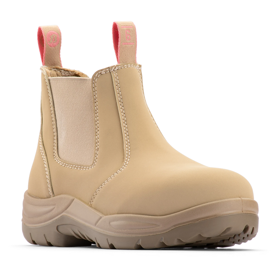 Bata Industrials Women's Sand Juno Slip On Safety Boot US Size 9