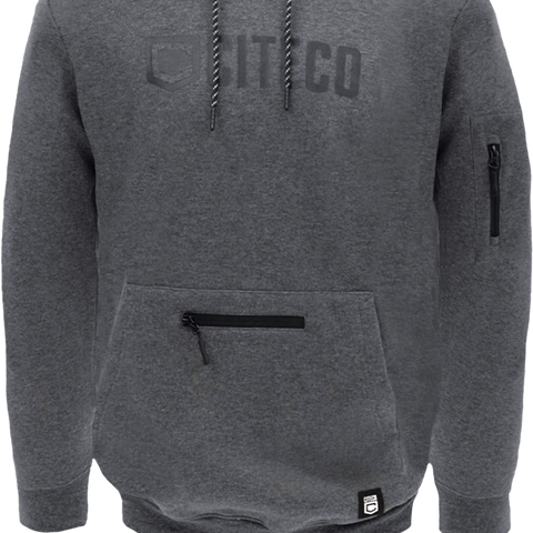Citeco Charcoal Marle Hoodie - Men's Cotton/Polyester Work Hoodie, X-Large