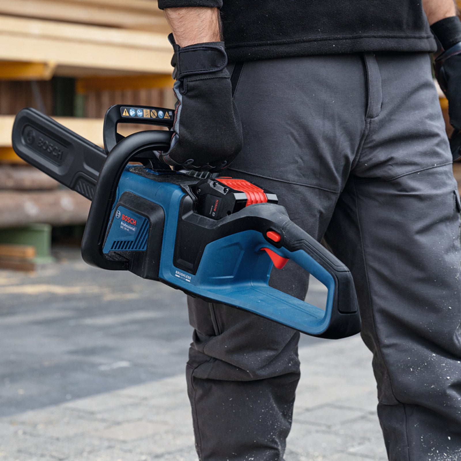 Bosch 18V Cordless 40cm Chainsaw GKE 18V-40 w/ OptiCut - Skin Only
