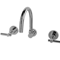 Ezyfix Chrome Lead Free Wall Sink Set Modern Lever WELS 5 Star 5L/min