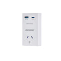 Jackson 1 Outlet Wall Adaptor with USB-A & USB-C PD20W, White