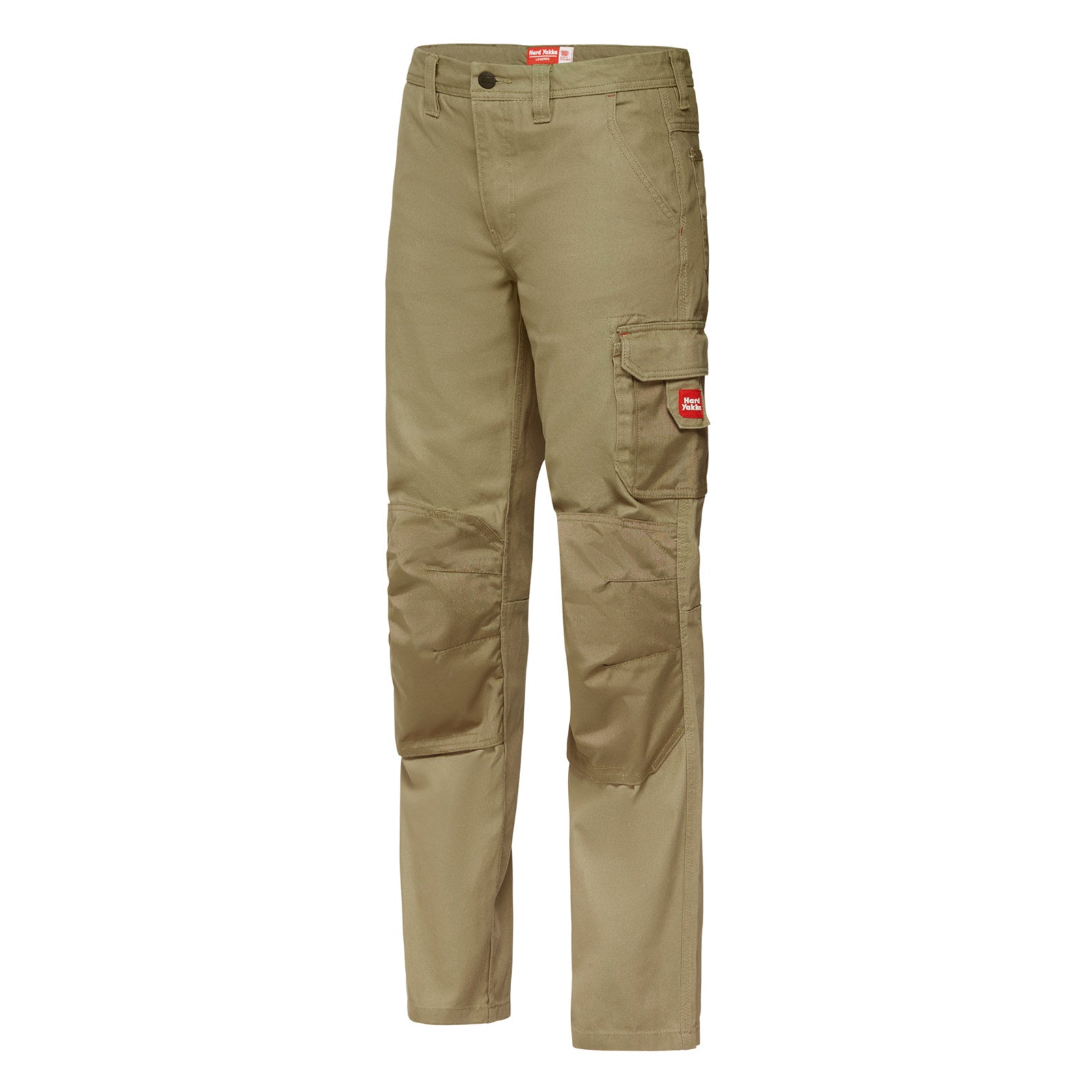 Hard Yakka Women's Khaki Legends Cotton Cargo Pant Size 12