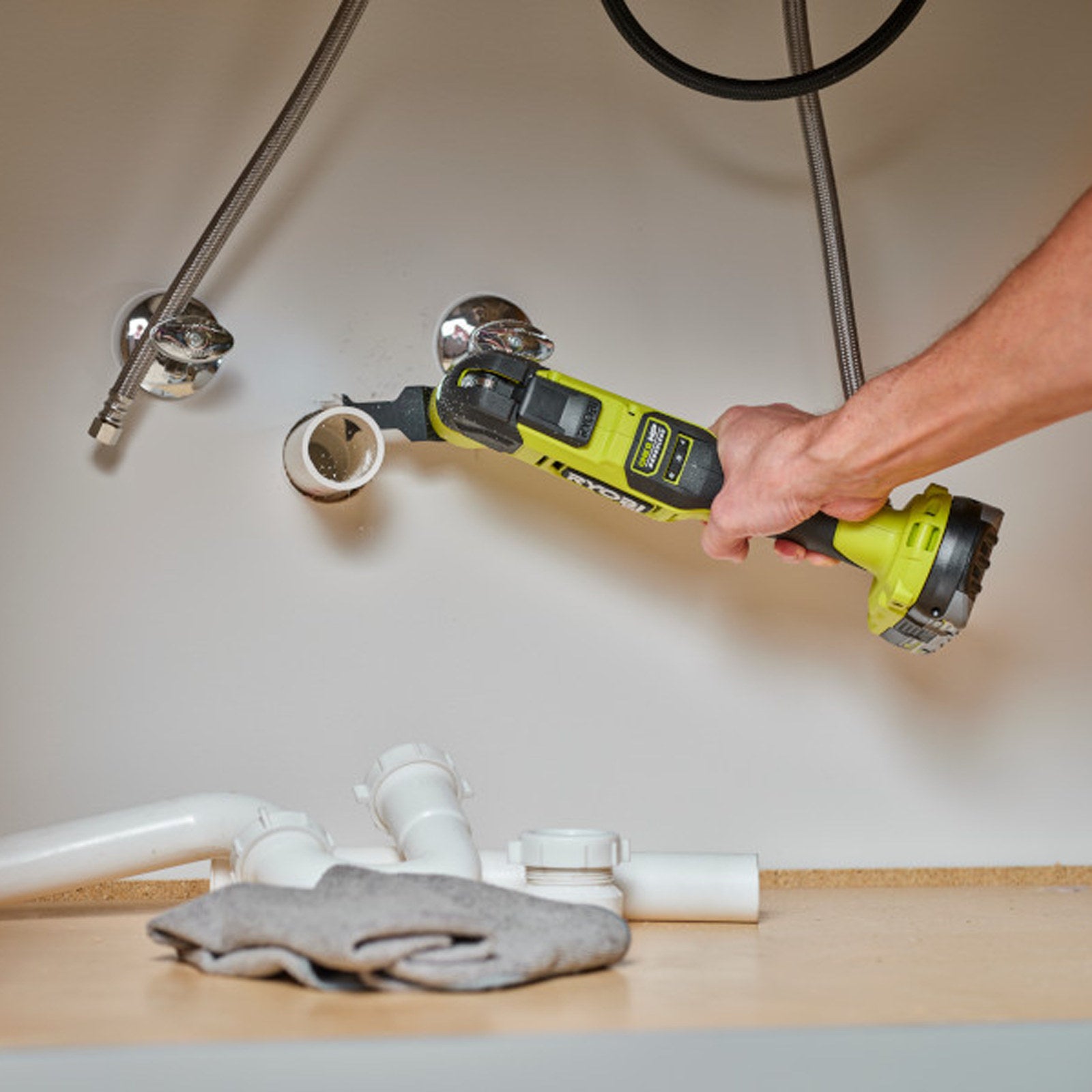 Ryobi 3 Piece Multi Tool Tile Blade Set RMTBT3S Grout, Plunge & Scraper