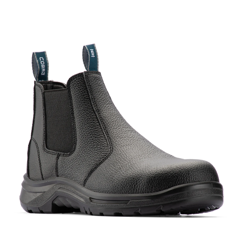 Bata Men's Black Cobra Pull On Safety Boot UK Size 10