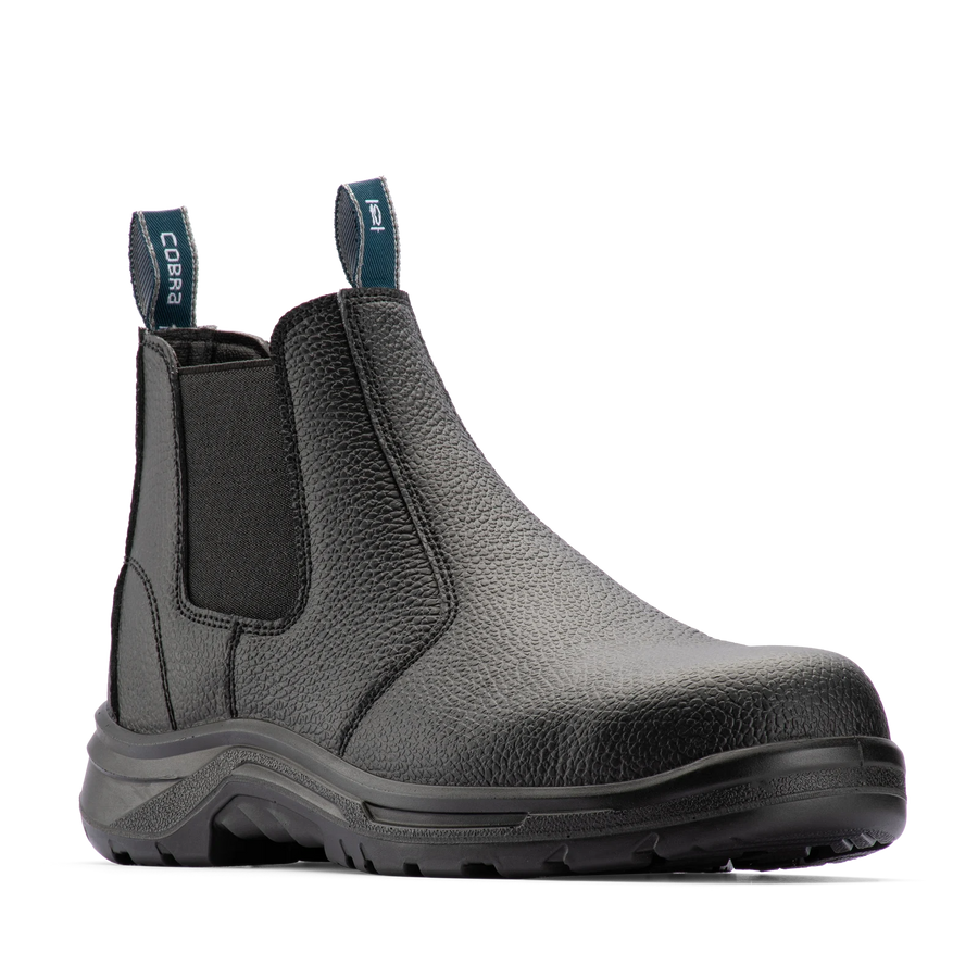 Bata Men's Black Cobra Pull On Safety Boot UK Size 10