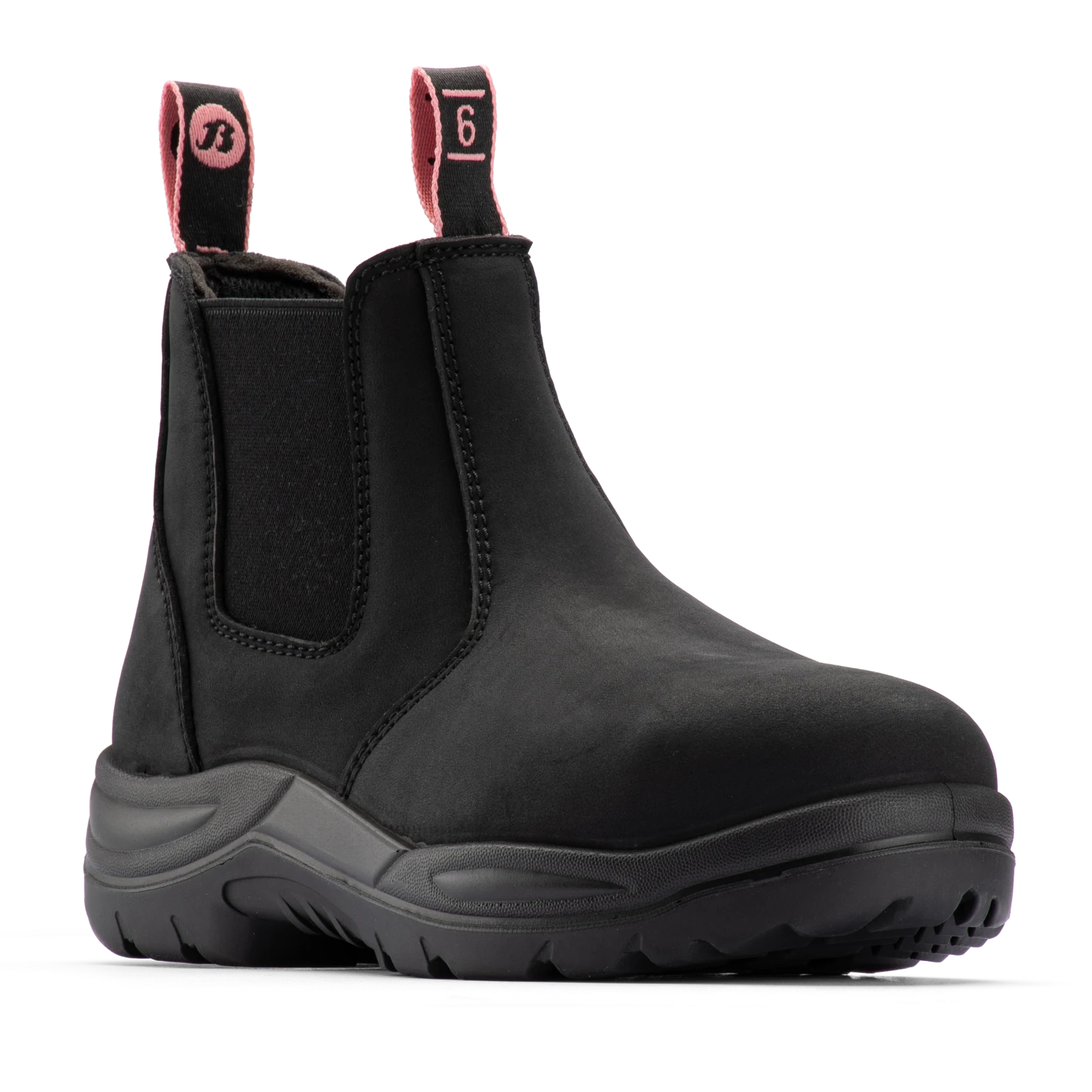 Bata Industrials Women's Juno Slip On Safety Boot Steel Toe Black US Size 7