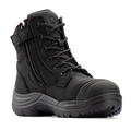 Bata Industrials Women's Luna Zip Side Safety Boot Steel Cap Black US Size 8