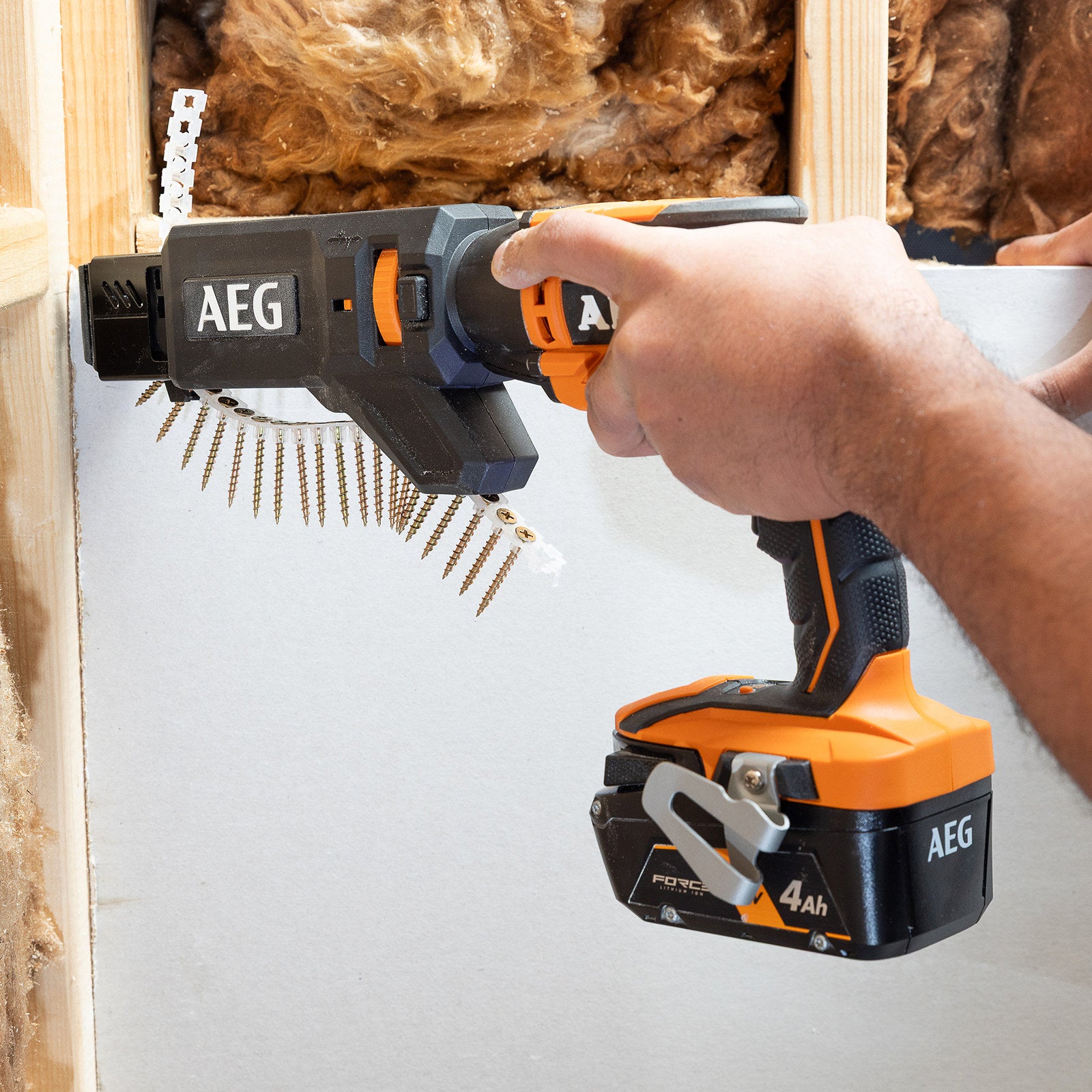 AEG 18V Brushless Collated Screwdriver Skin Only A18CSRB0 Cordless