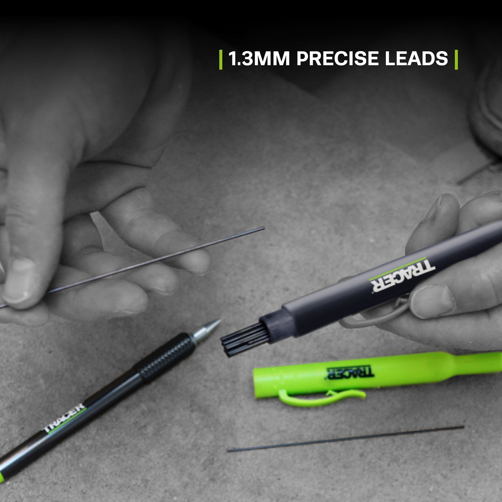 Tracer Pro 1.3mm 2B Graphite Replacement Leads 24 Pack