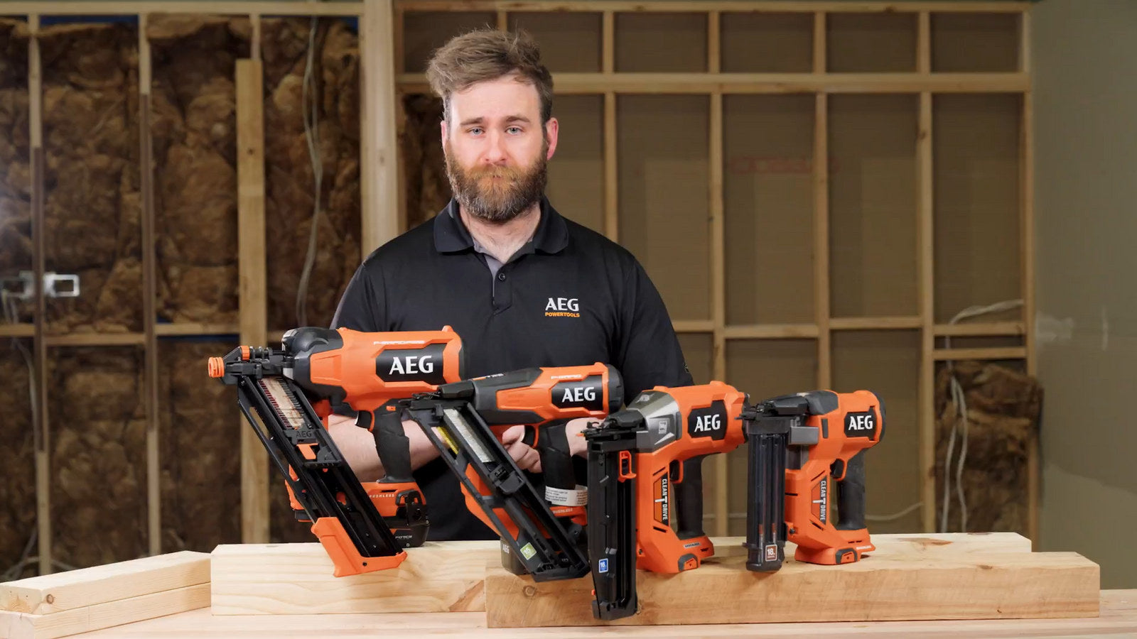 AEG 18V F-Rapid 10Ga 30-34 Degree Framing Nailer Skin