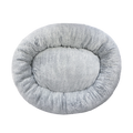 Art and Bob 680 x 800mm Two Tone Plush Donut Bed Polyester Medium