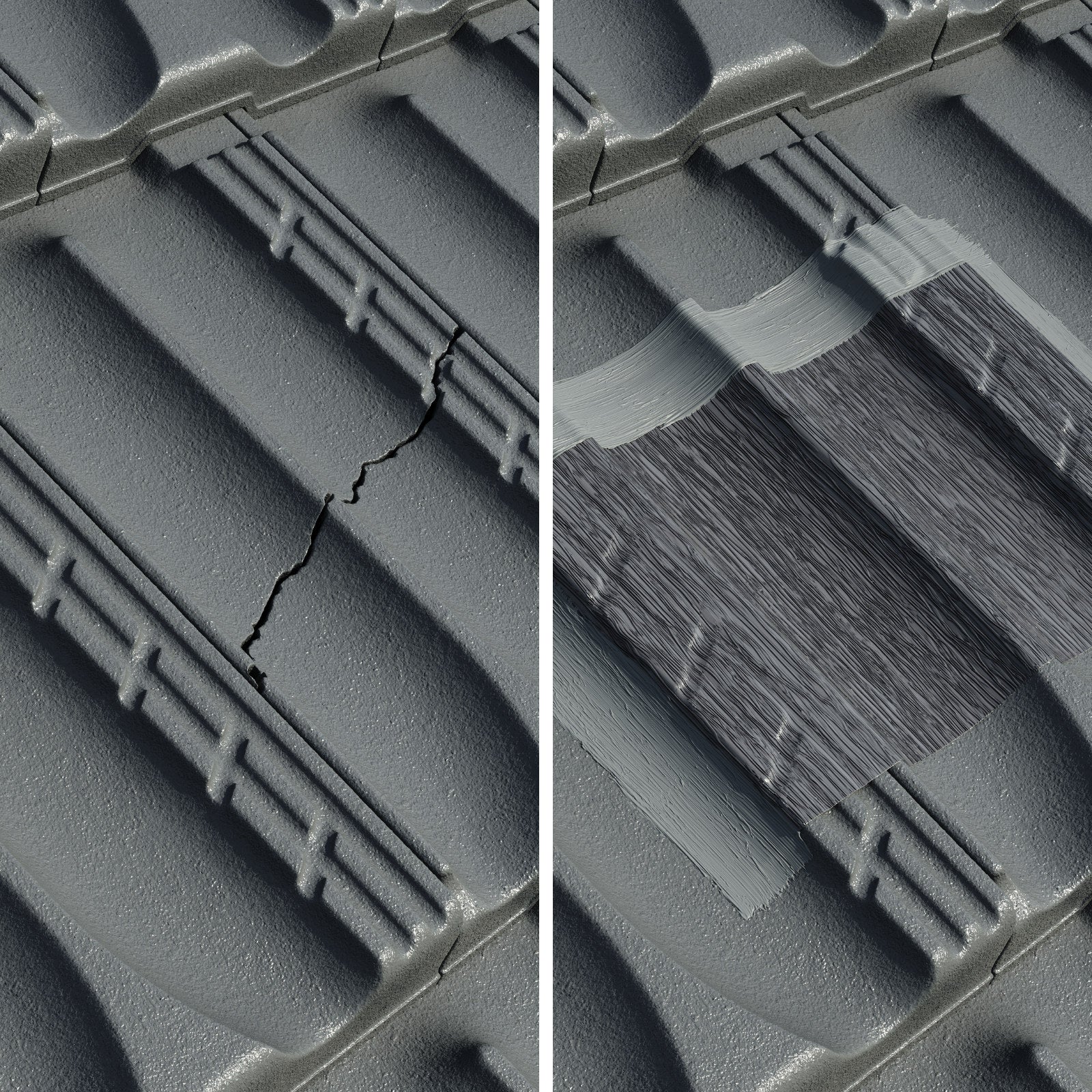 Fix-It-Fast Roof Repair Kit for Tile Roofs - All-in-One Leak Patch Kit