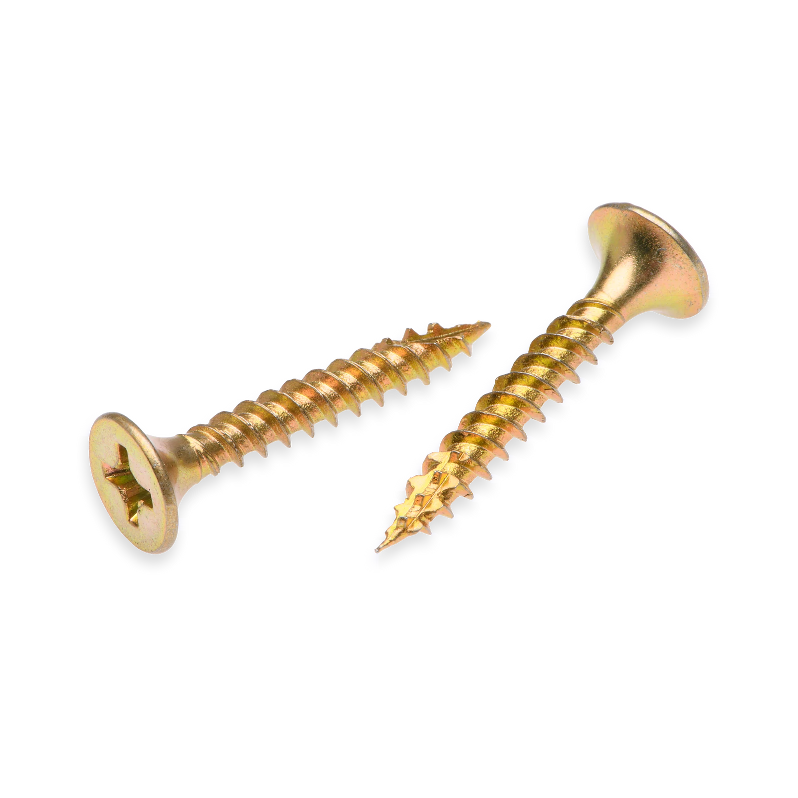 Buildex 6G x 25mm Gold Passivated Bugle Head Plasterboard Screws, 100 Pack