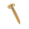 Buildex 6G x 25mm Gold Passivated Bugle Head Plasterboard Screws, 100 Pack